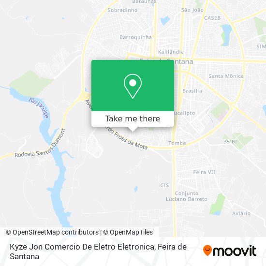 Kyze Jon Comercio De Eletro Eletronica map
