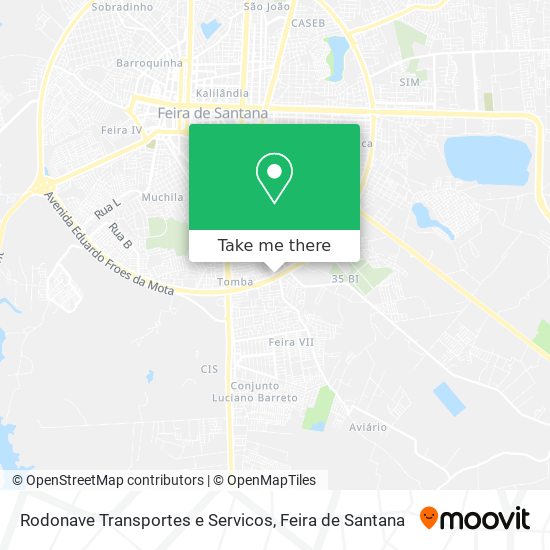 Rodonave Transportes e Servicos map
