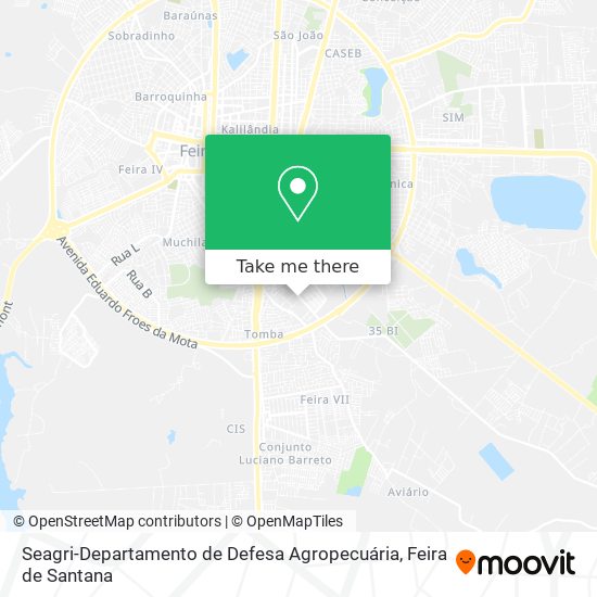 Seagri-Departamento de Defesa Agropecuária map