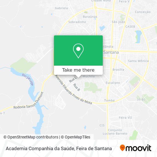 Academia Companhia da Saúde map