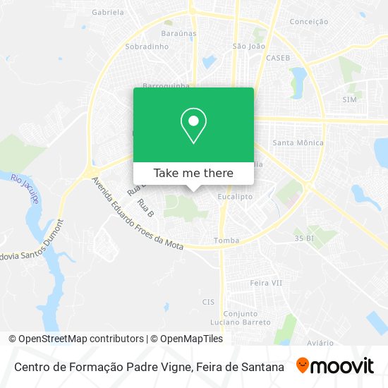 Centro de Formação Padre Vigne map