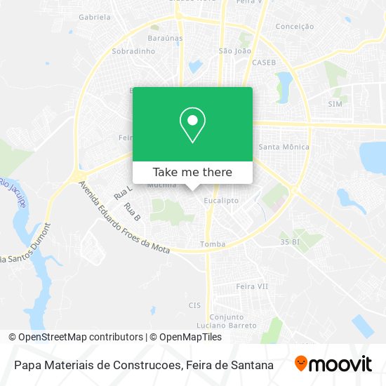 Papa Materiais de Construcoes map