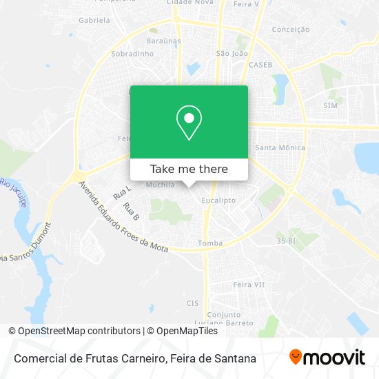 Comercial de Frutas Carneiro map