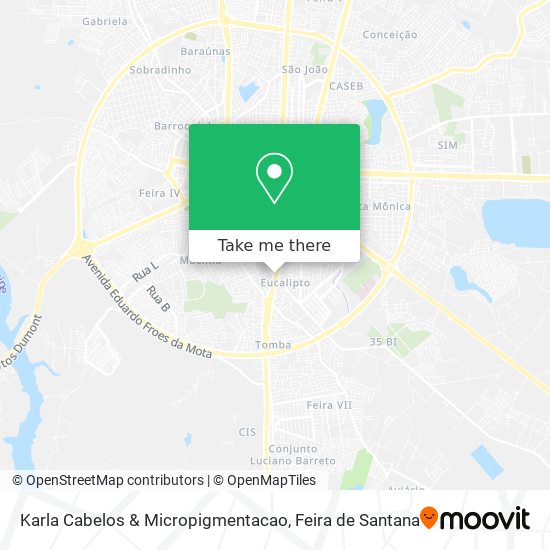 Karla Cabelos & Micropigmentacao map