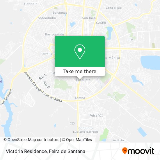 Victória Residence map