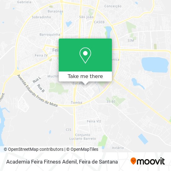 Academia Feira Fitness Adenil map