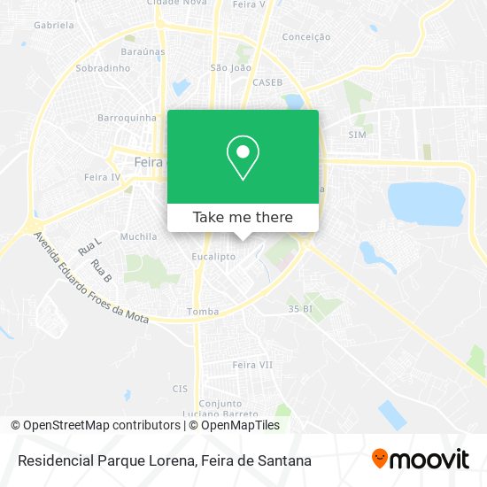 Residencial Parque Lorena map