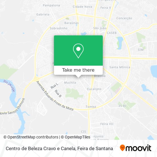 Centro de Beleza Cravo e Canela map
