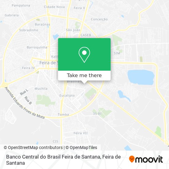 Banco Central do Brasil Feira de Santana map