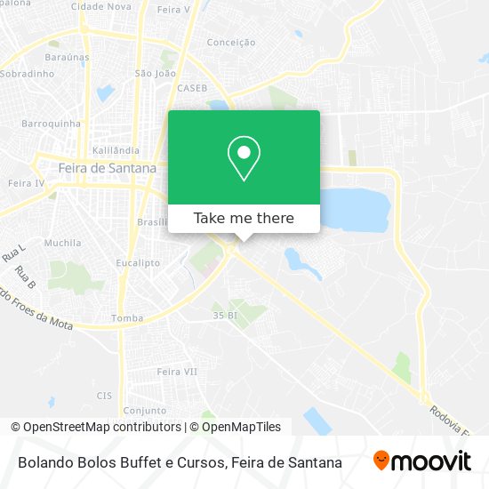 Bolando Bolos Buffet e Cursos map