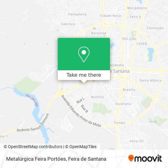 Metalúrgica Feira Portóes map