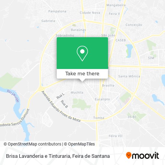 Brisa Lavanderia e Tinturaria map