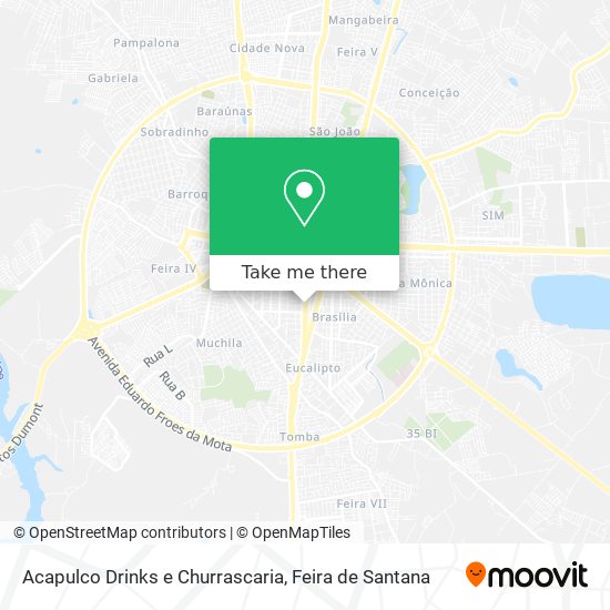 Acapulco Drinks e Churrascaria map