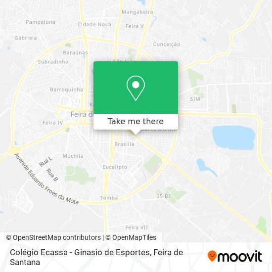 Colégio Ecassa - Ginasio de Esportes map