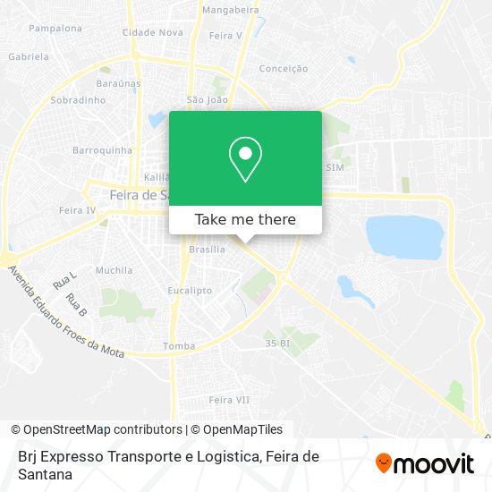 Mapa Brj Expresso Transporte e Logistica