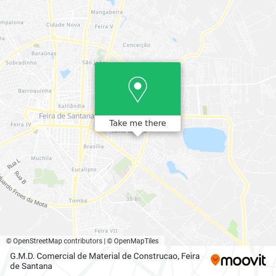 G.M.D. Comercial de Material de Construcao map