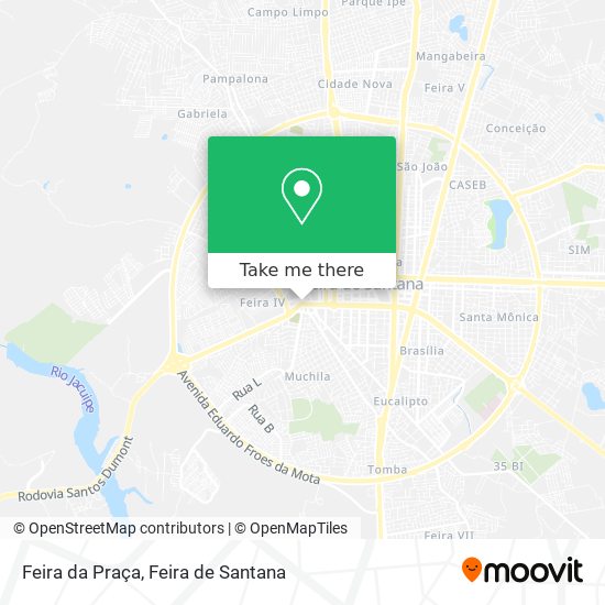 Feira da Praça map