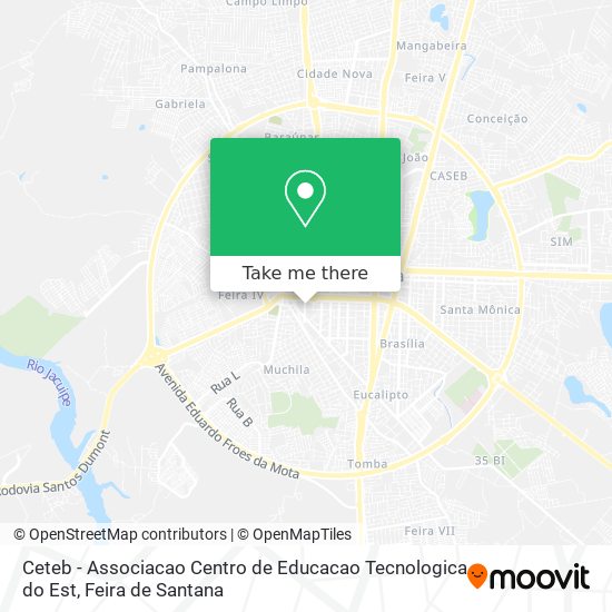Ceteb - Associacao Centro de Educacao Tecnologica do Est map