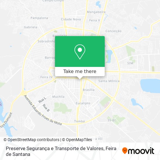 Preserve Segurança e Transporte de Valores map