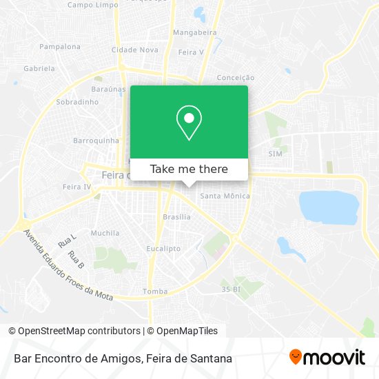 Bar Encontro de Amigos map