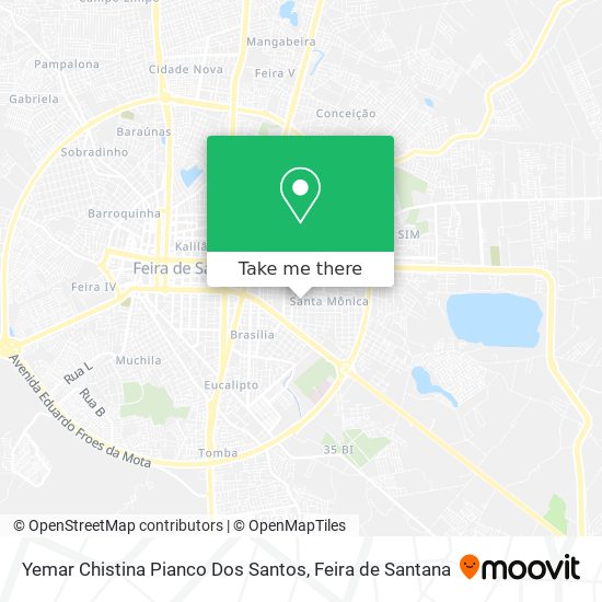 Yemar Chistina Pianco Dos Santos map