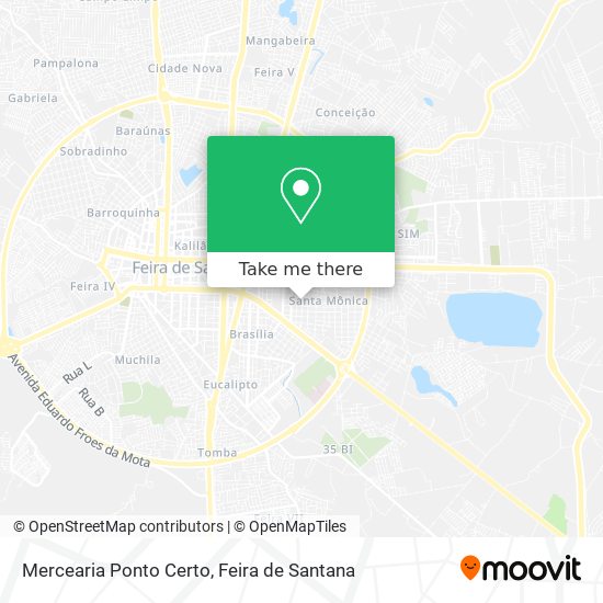 Mercearia Ponto Certo map