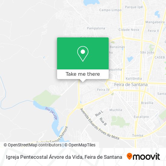 Igreja Pentecostal Árvore da Vida map