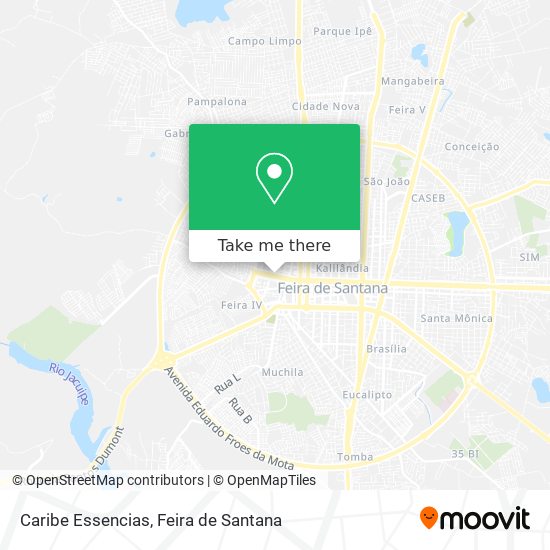 Caribe Essencias map