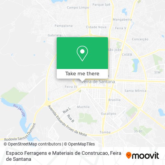 Espaco Ferragens e Materiais de Construcao map