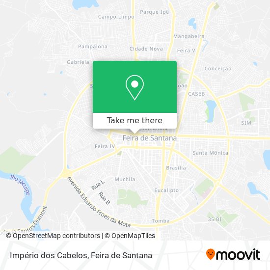 Império dos Cabelos map