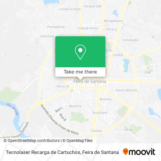 Tecnolaser Recarga de Cartuchos map