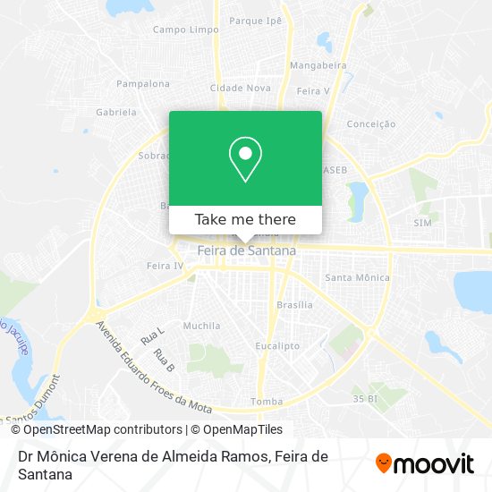 Dr Mônica Verena de Almeida Ramos map