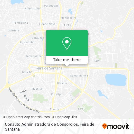 Conauto Administradora de Consorcios map