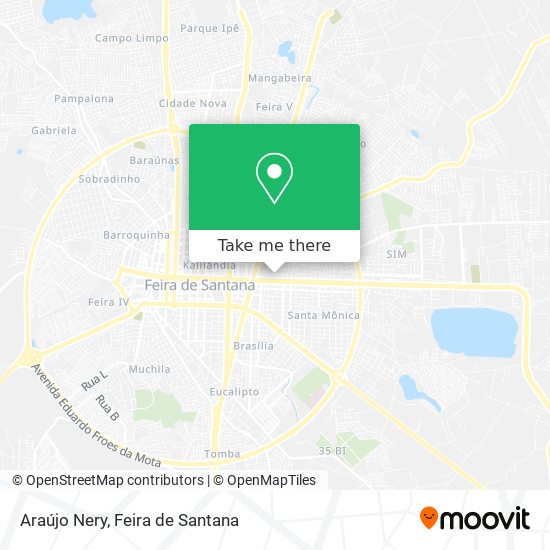 Araújo Nery map