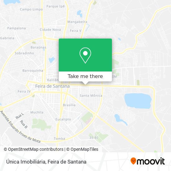 Única Imobiliária map