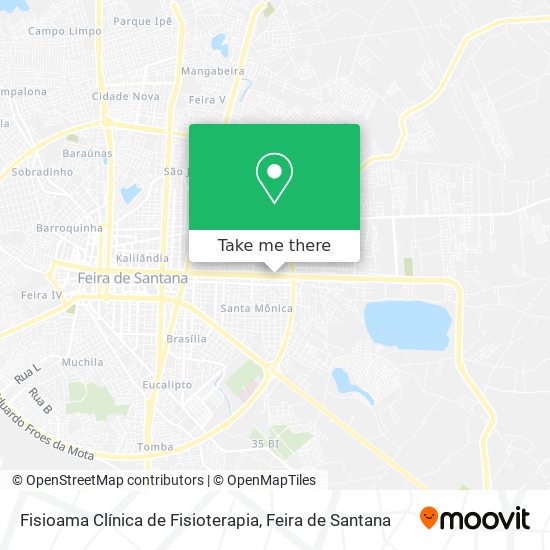 Fisioama Clínica de Fisioterapia map