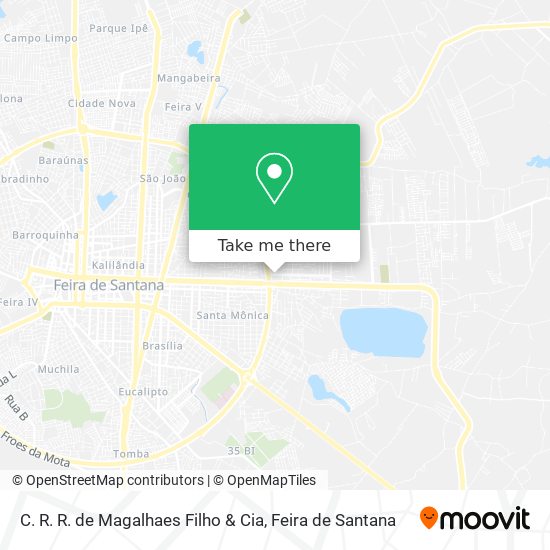 C. R. R. de Magalhaes Filho & Cia map