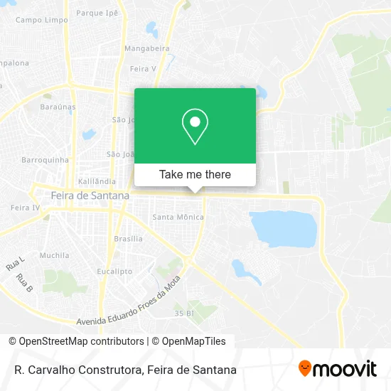 R. Carvalho Construtora map