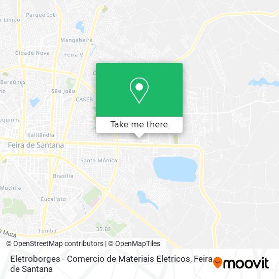 Eletroborges - Comercio de Materiais Eletricos map