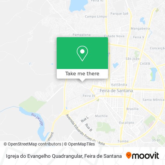 Igreja do Evangelho Quadrangular map