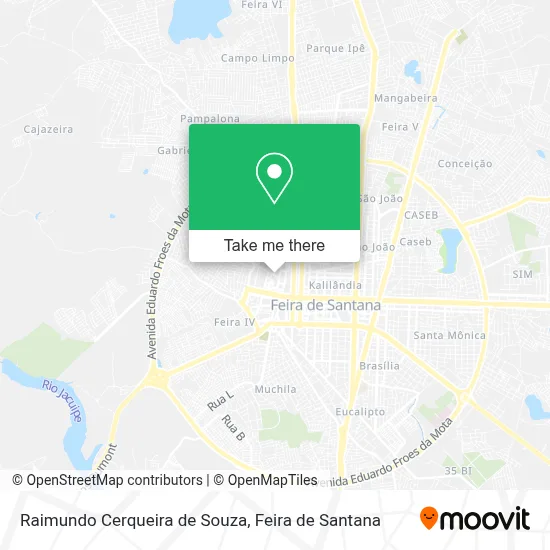 Raimundo Cerqueira de Souza map