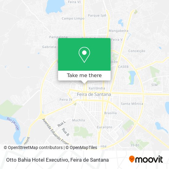 Otto Bahia Hotel Executivo map