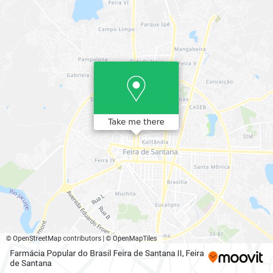 Farmácia Popular do Brasil Feira de Santana II map