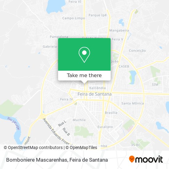 Mapa Bomboniere Mascarenhas