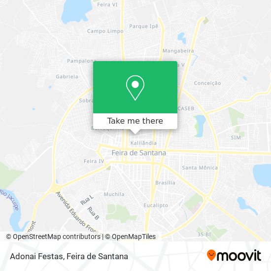 Adonai Festas map