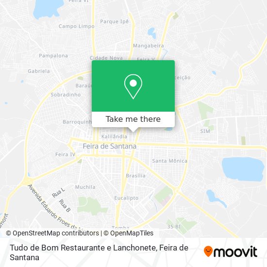 Tudo de Bom Restaurante e Lanchonete map
