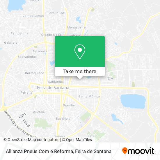 Allianza Pneus Com e Reforma map
