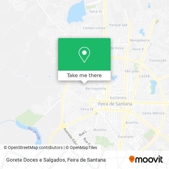 Gorete Doces e Salgados map