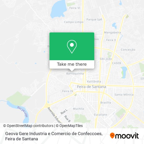 Geova Gere Industria e Comercio de Confeccoes map