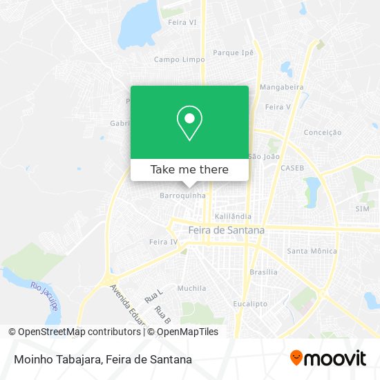 Moinho Tabajara map